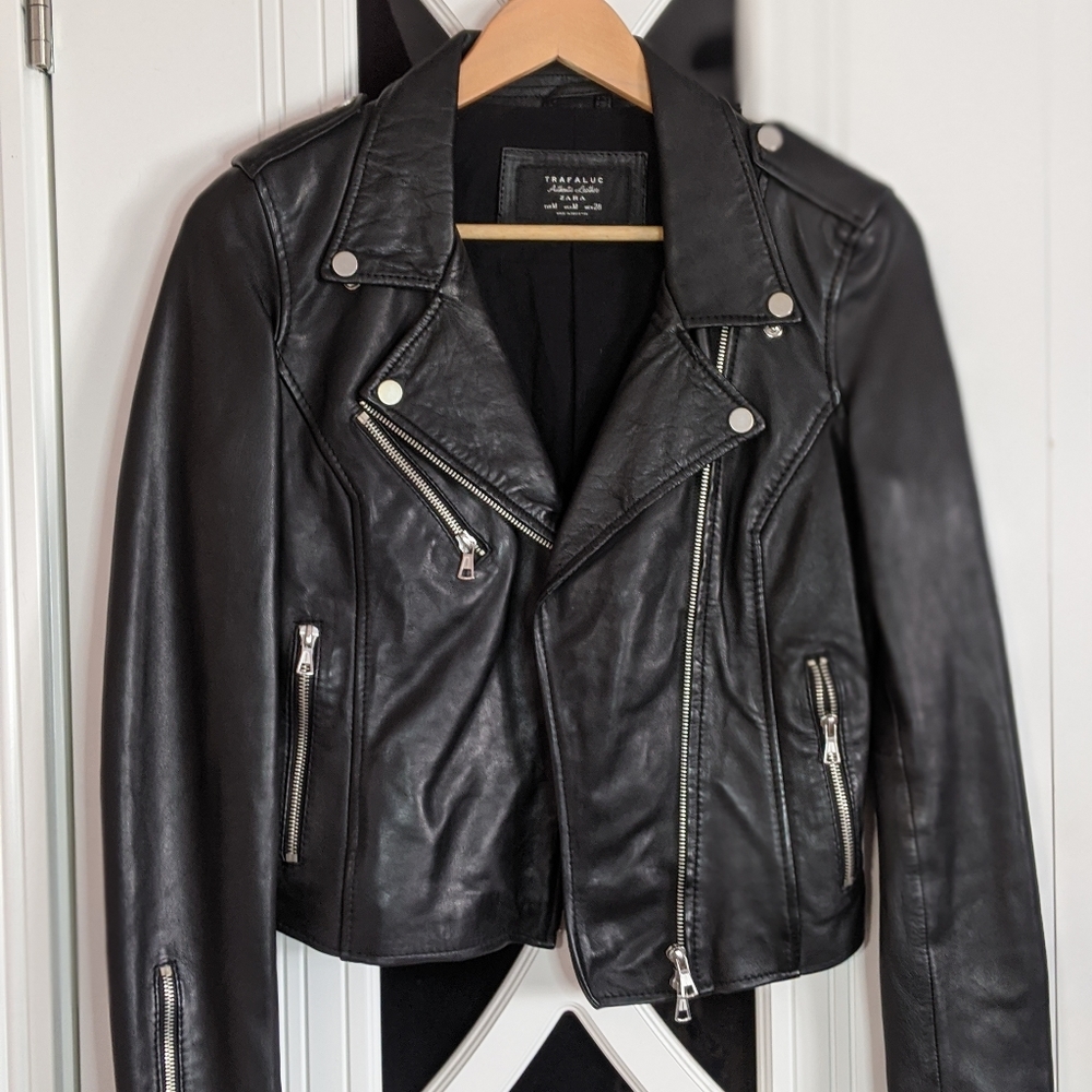 Zara Authentic Leather jacket